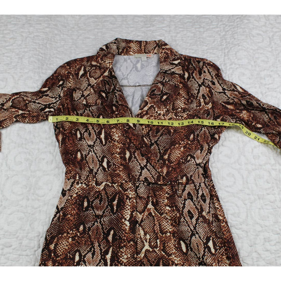 Gianni Bini Snakeskin Print Romper - Picture 5 of 10